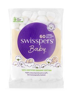Baby Organic Cotton Large Balls 60 Pack