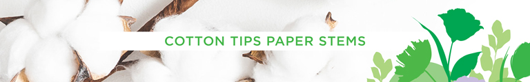 Cotton Tips Paper Stems